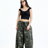 Black Front Ruched Top - BonkersCorner