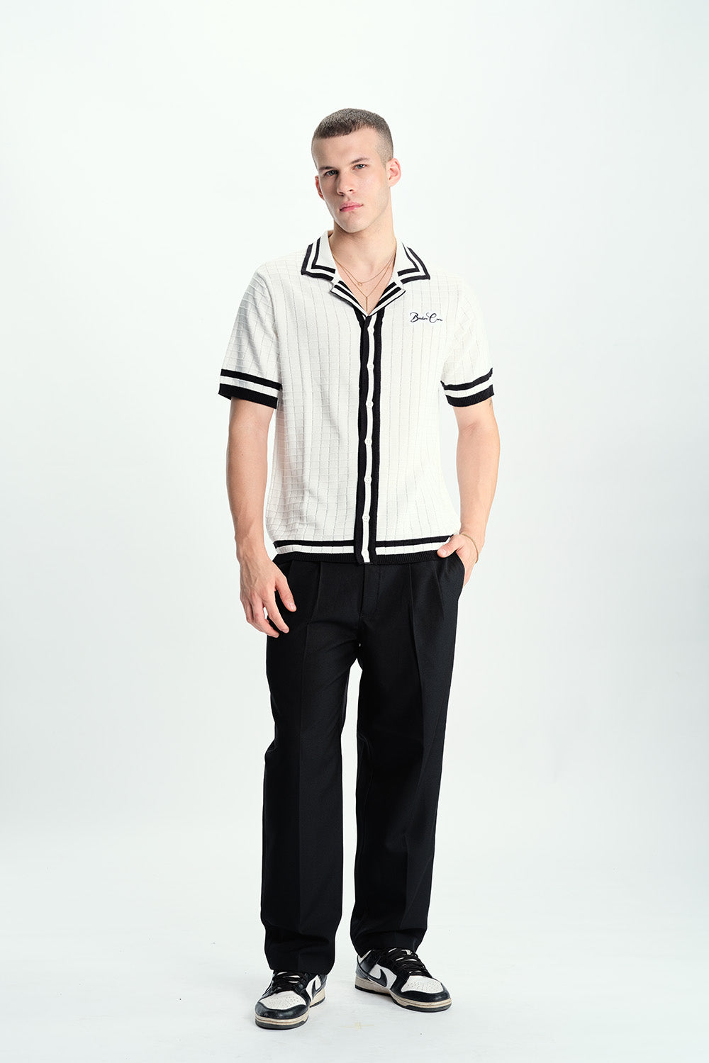 Black Grid Theory Shirt - BonkersCorner