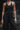Black Pinstripe Sculpt Vest - BonkersCorner