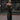 Black Pinstriped Loose Fit Trousers - BonkersCorner