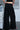 Black Pinstriped Loose Fit Trousers - BonkersCorner