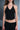 Black Pinstripe Sculpt Vest - BonkersCorner