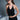 Black Pinstripe Sculpt Vest - BonkersCorner