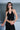 Black Pinstripe Sculpt Vest - BonkersCorner