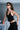 Black Pinstripe Sculpt Vest - BonkersCorner