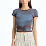 Blue Crush Stripe Top - BonkersCorner
