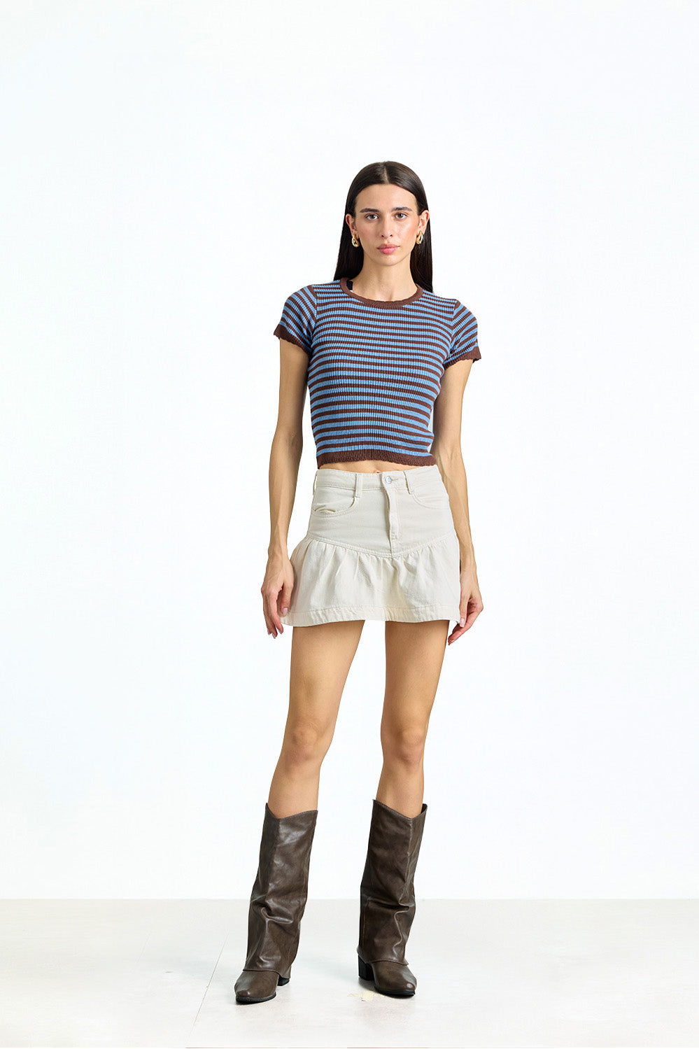 Blue Crush Stripe Top - BonkersCorner