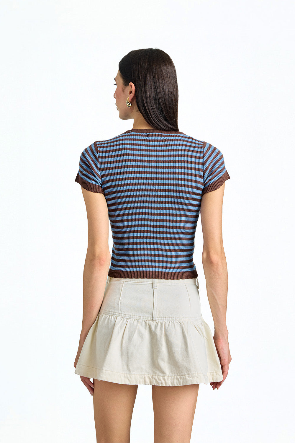 Blue Crush Stripe Top - BonkersCorner
