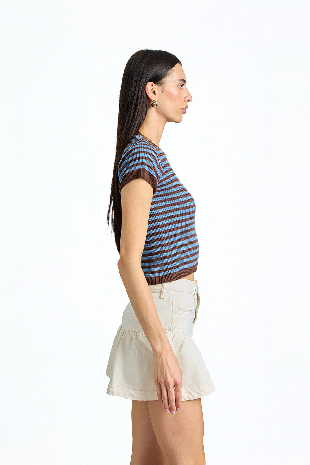 Blue Crush Stripe Top - BonkersCorner