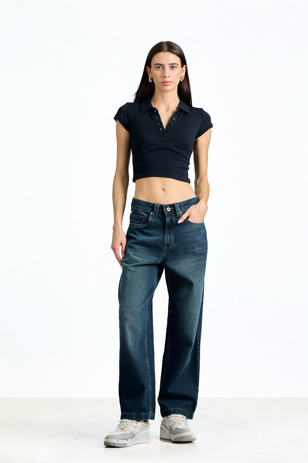 Blue Ease Relaxed Fit Jeans - BonkersCorner
