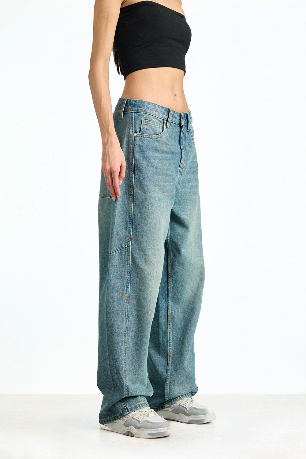 Blue Haze Wide Leg Jeans - BonkersCorner