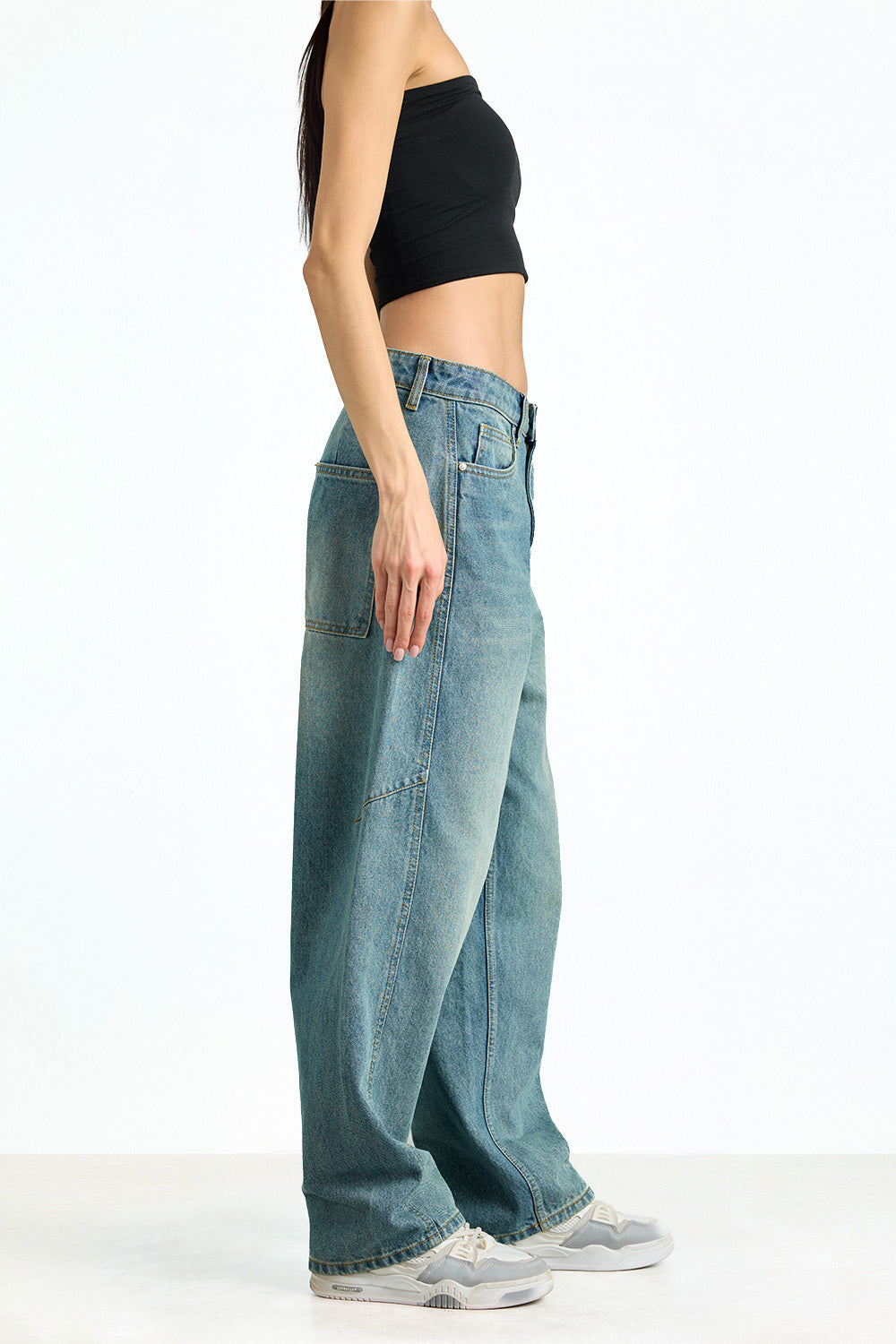Blue Haze Wide Leg Jeans - BonkersCorner