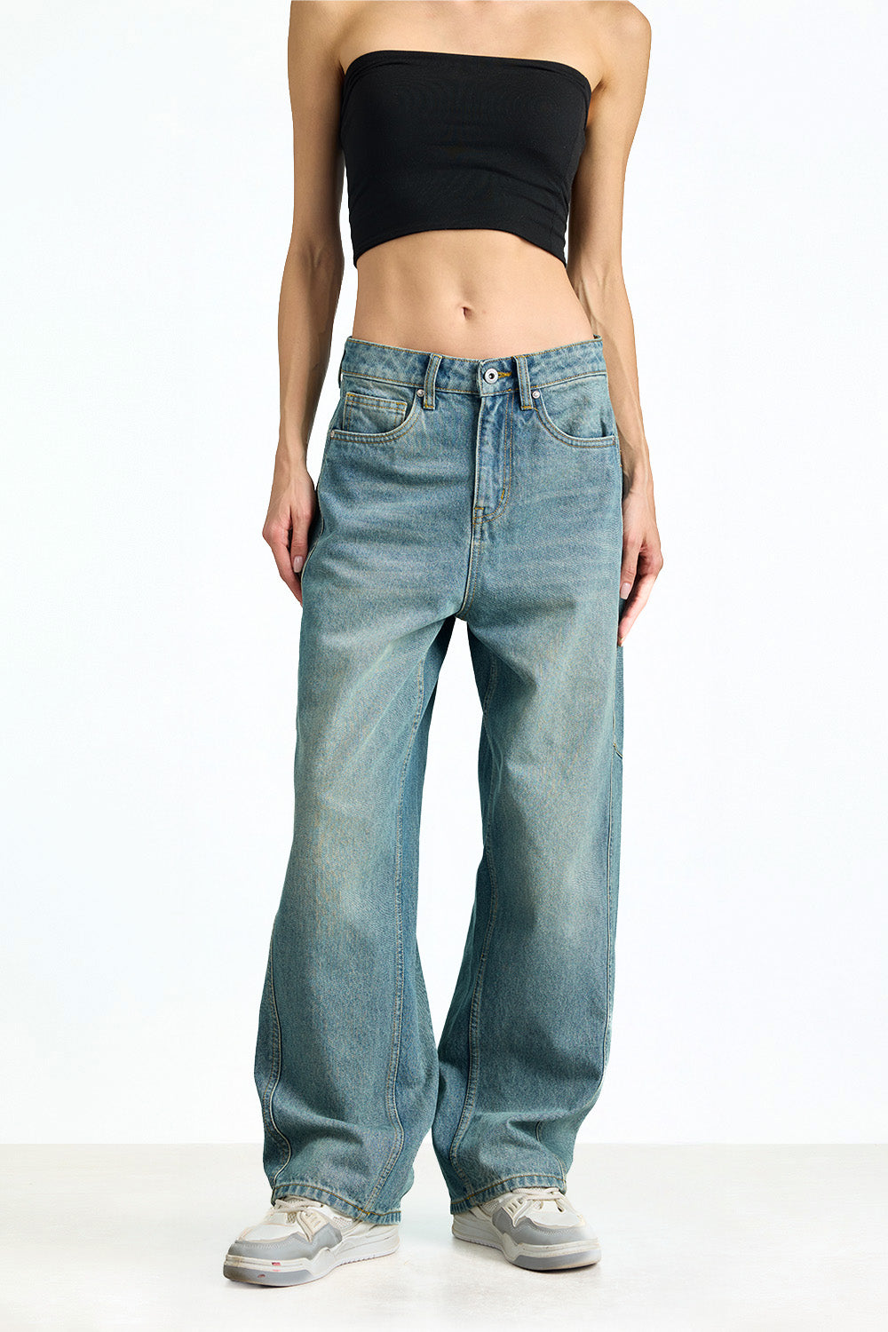 Blue Haze Wide Leg Jeans - BonkersCorner