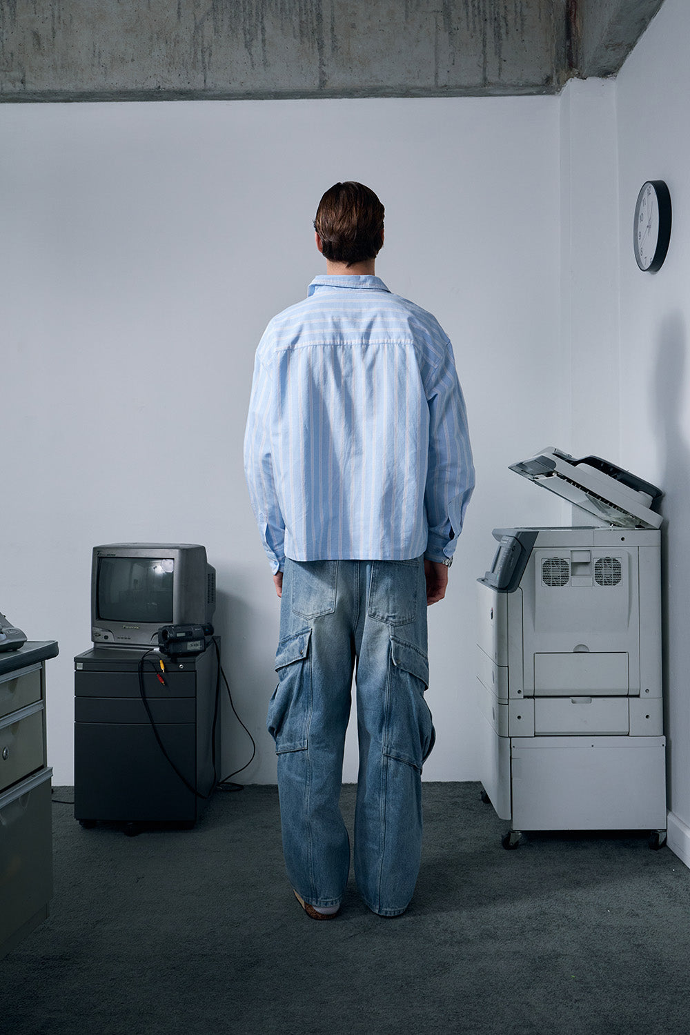 Blue Vintage Striped Full Sleeve Shirt - BonkersCorner
