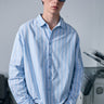 Blue Vintage Striped Full Sleeve Shirt - BonkersCorner