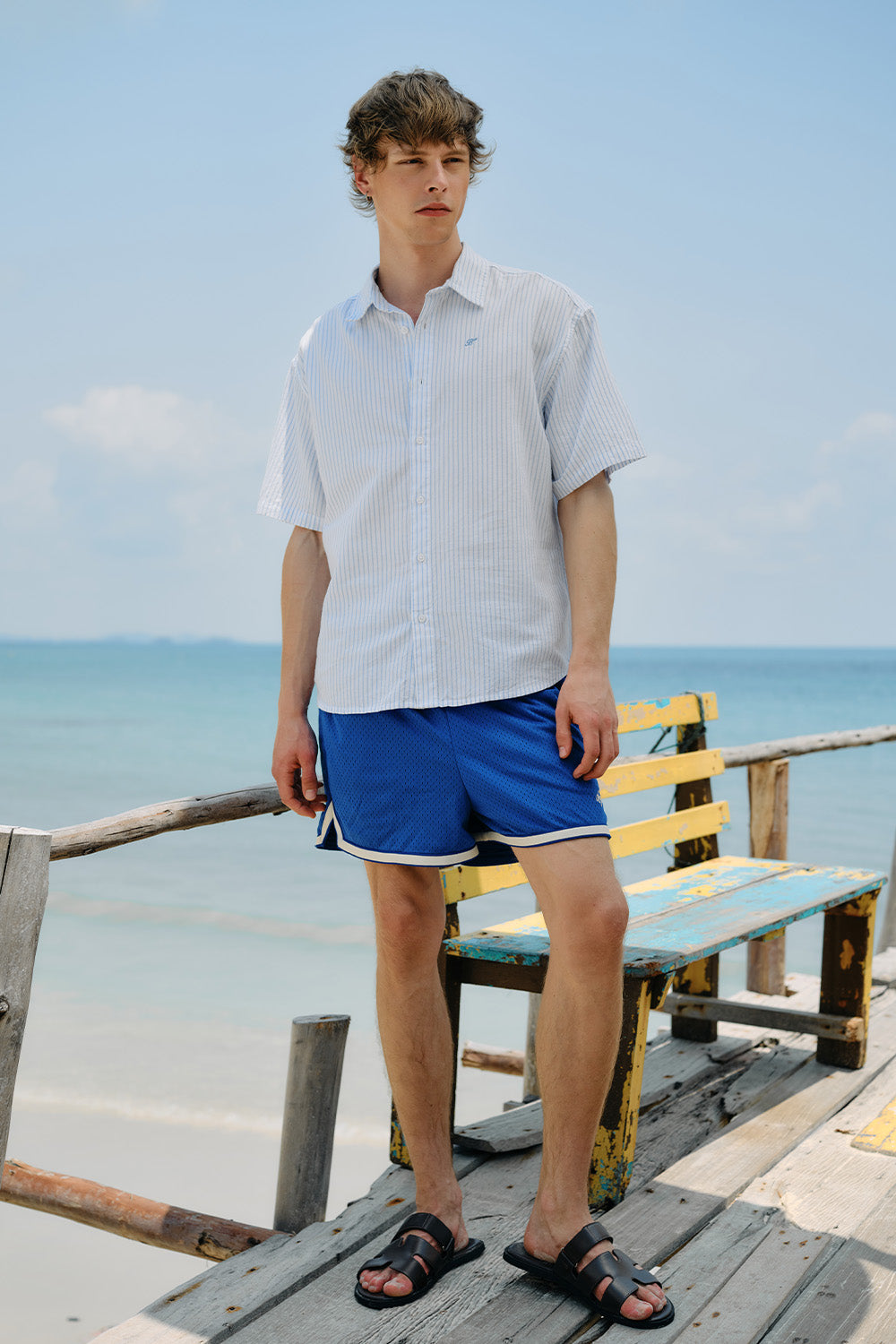 Bluewave Stripe Shirt - BonkersCorner