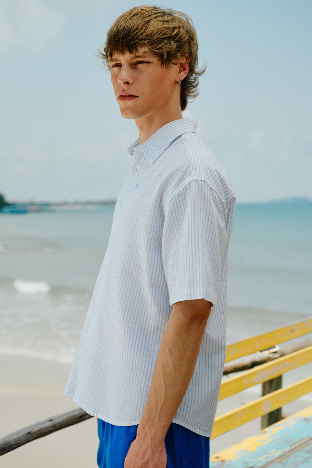 Bluewave Stripe Shirt - BonkersCorner
