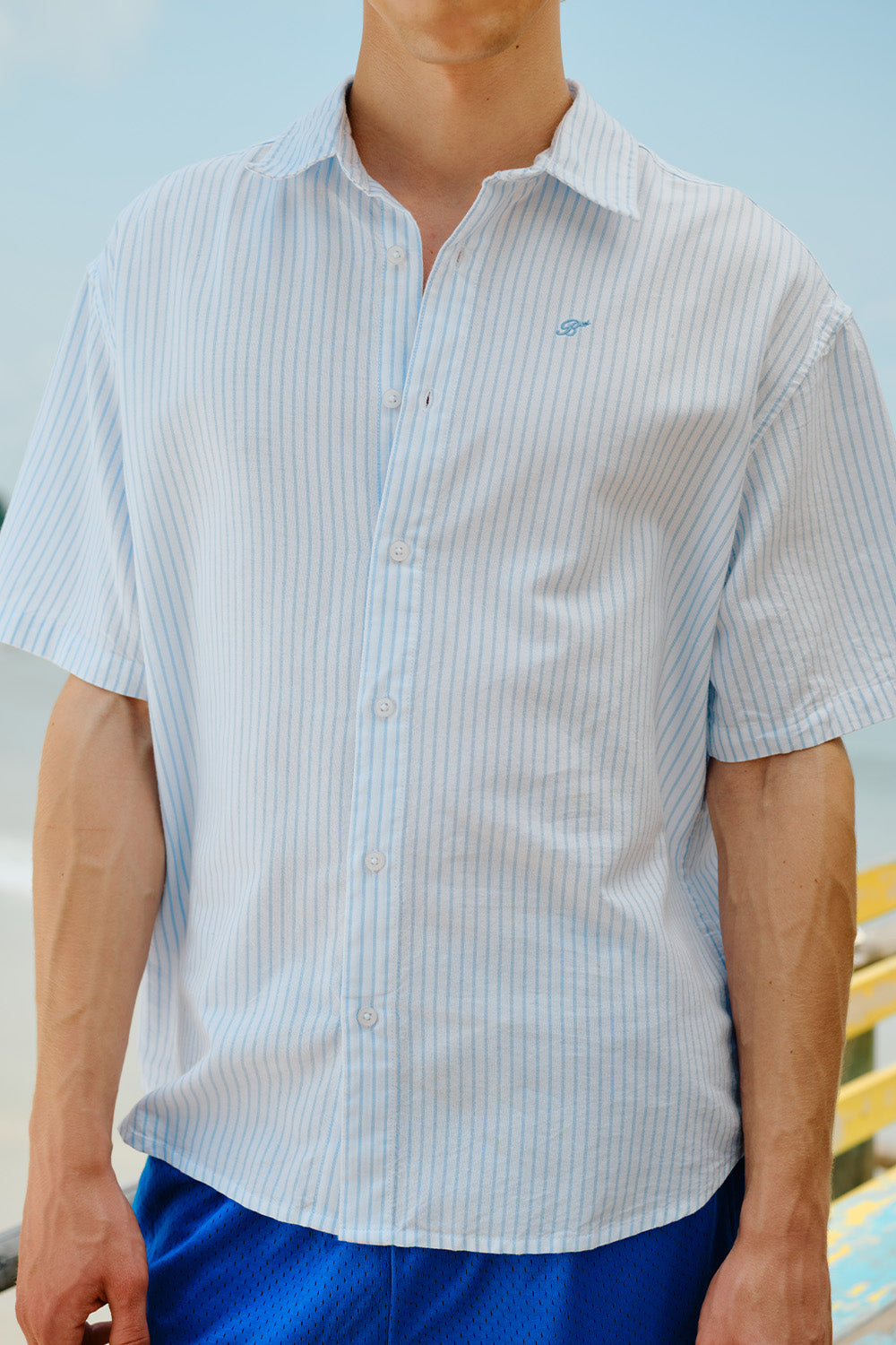 Bluewave Stripe Shirt - BonkersCorner