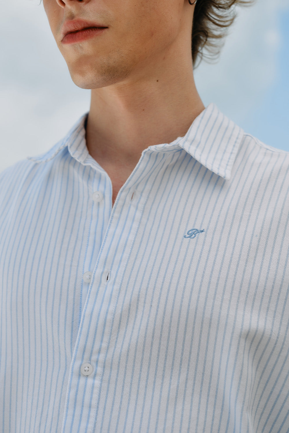 Bluewave Stripe Shirt - BonkersCorner