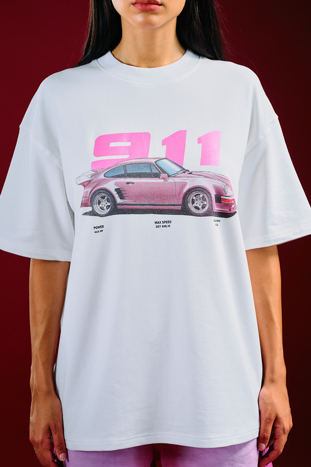 Blush Machine Oversized T-shirt - BonkersCorner