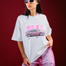 Blush Machine Oversized T-shirt - BonkersCorner