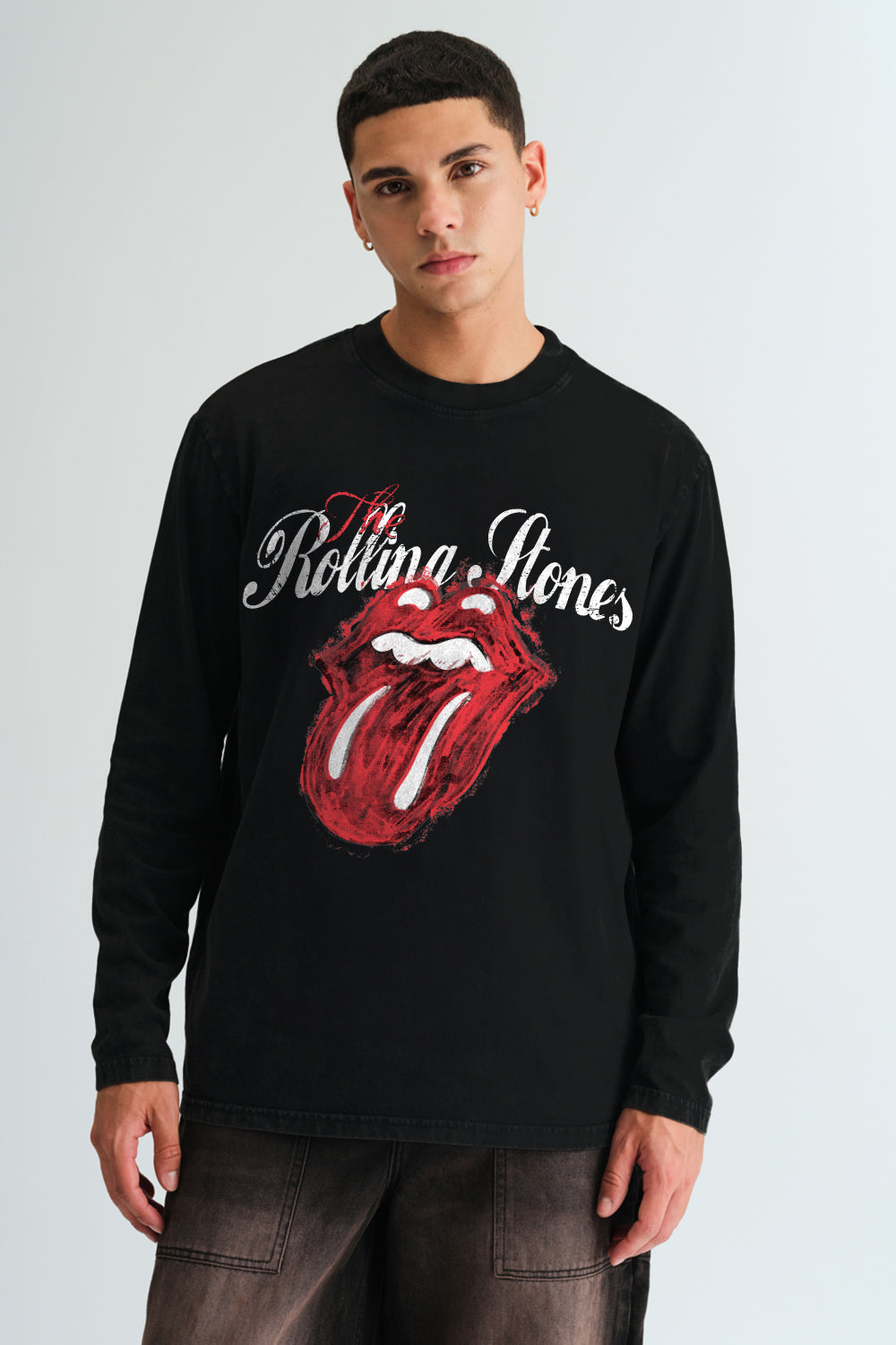 Paint It Black Full Sleeves T-shirt - BonkersCorner