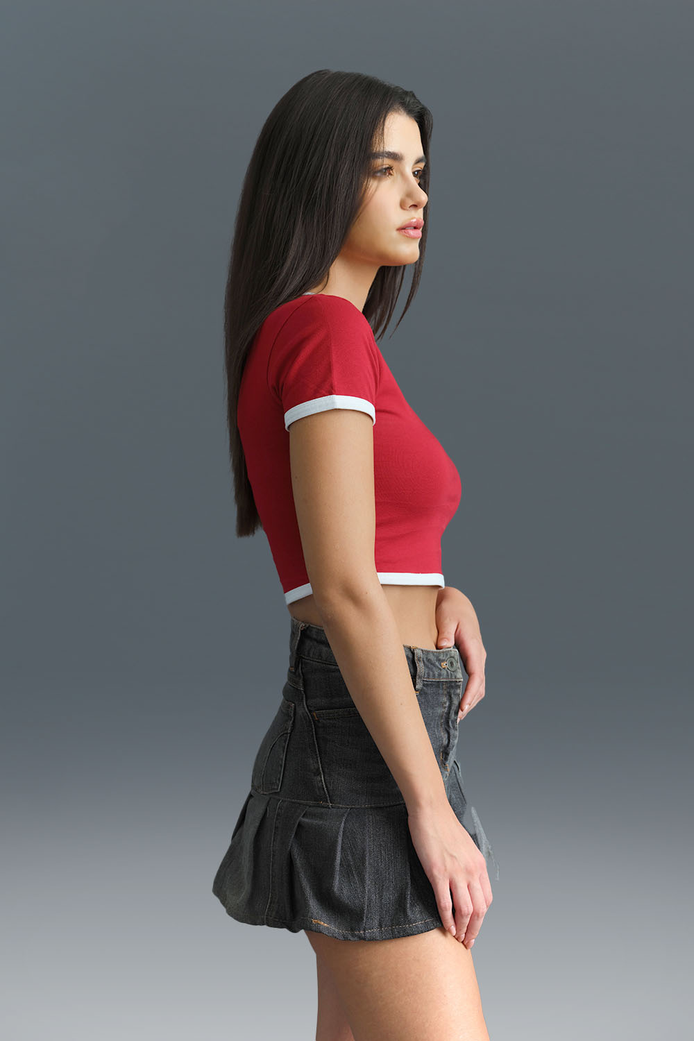 Taylor Version Ringer Crop Top - BonkersCorner