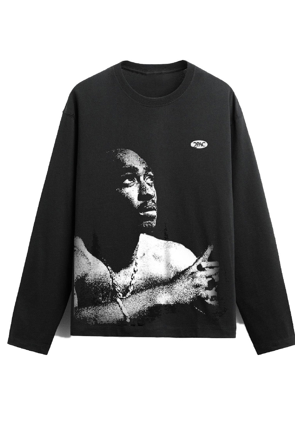 Black 2pac Full Sleeves T-shirt - BonkersCorner