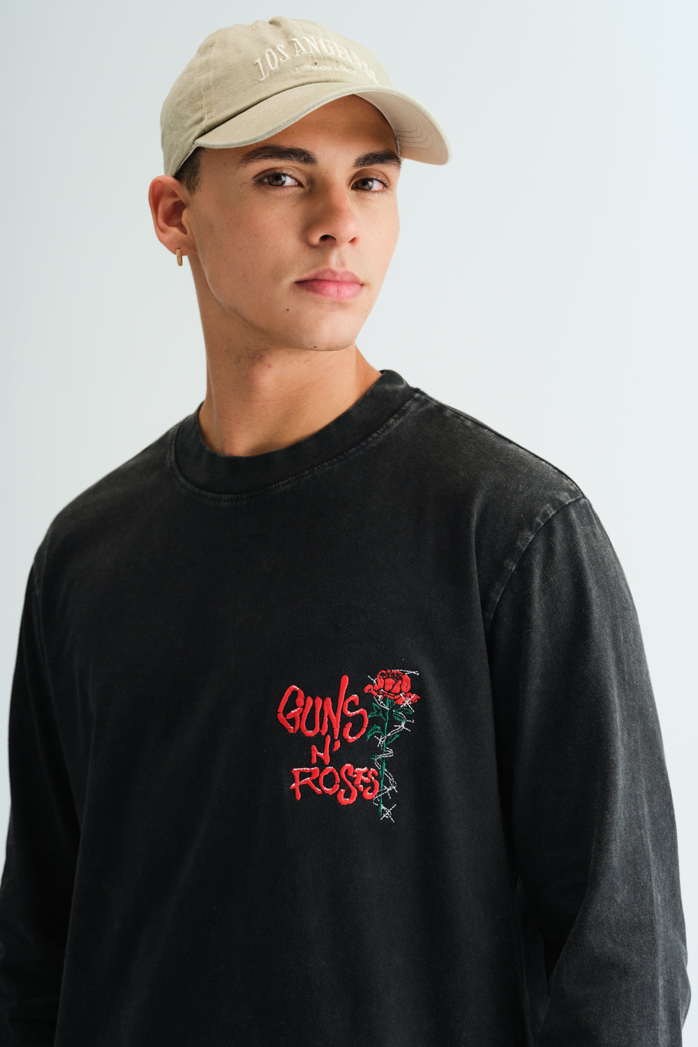 Black Guns N Roses Full Sleeves T-shirt - BonkersCorner