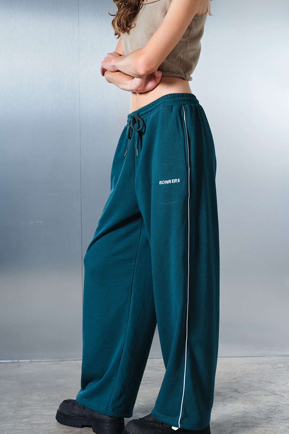 Green Tide Track Pants - BonkersCorner