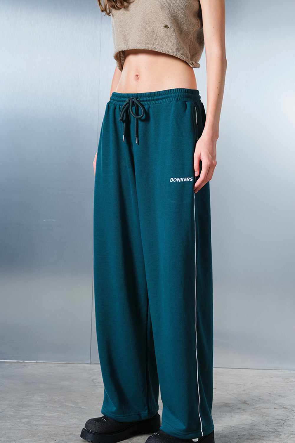 Green Tide Track Pants - BonkersCorner