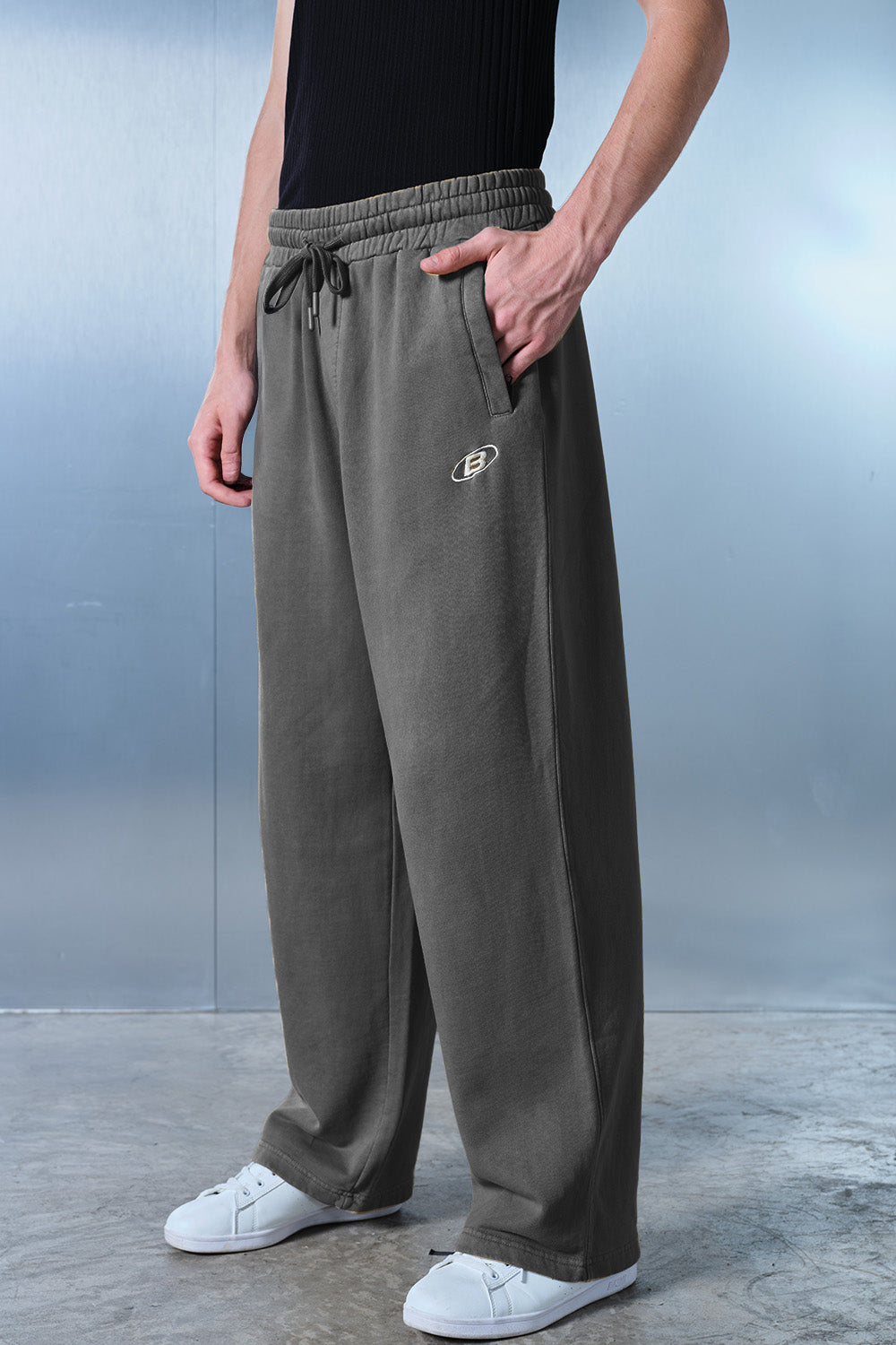 Faded Black On The Go Joggers