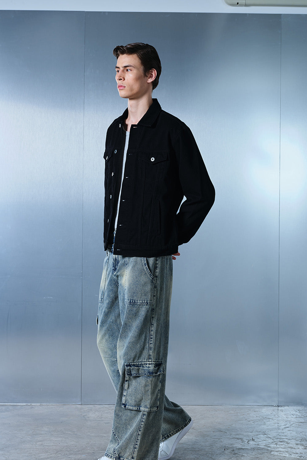 Buckenham Black Denim Jacket - BonkersCorner