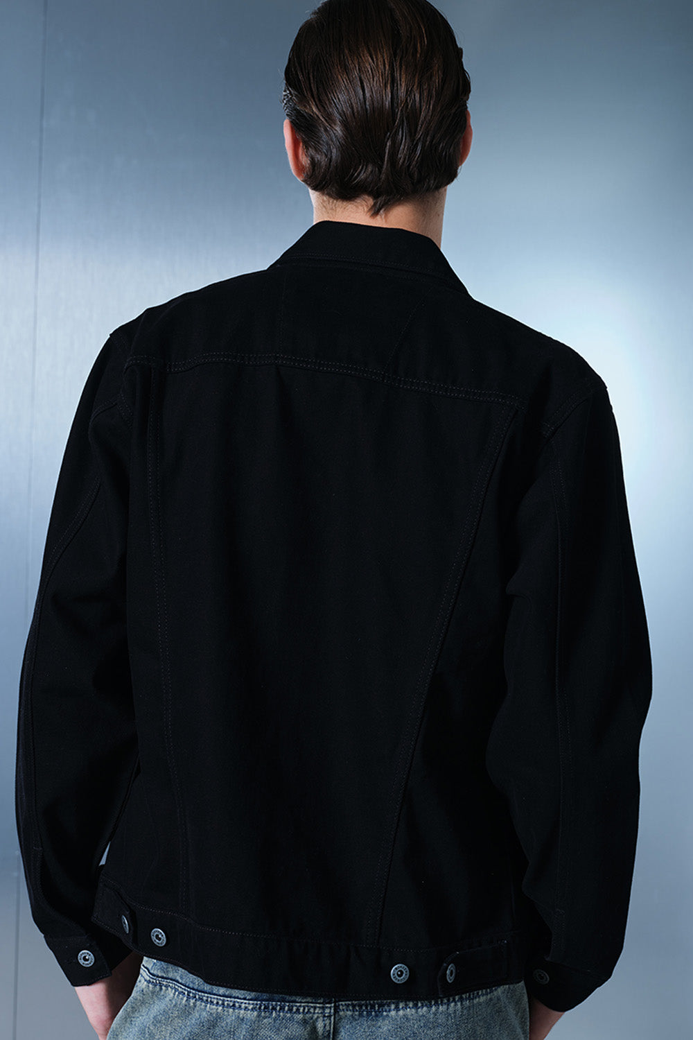 Buckenham Black Denim Jacket - BonkersCorner