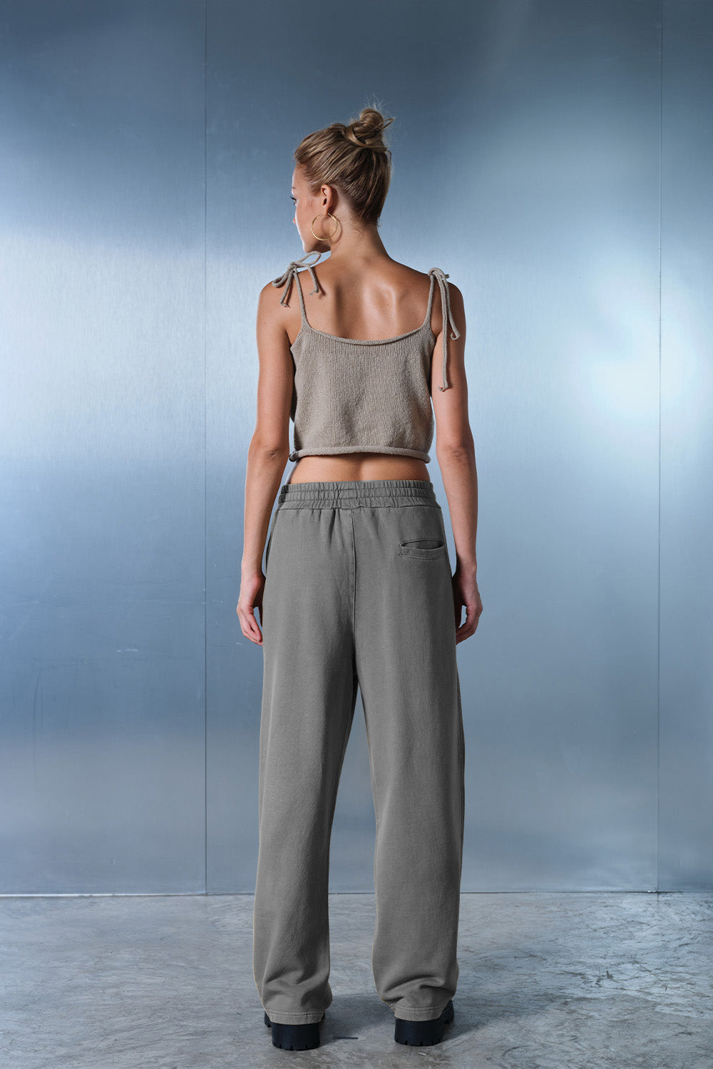 Faded Grey On The Go Joggers - BonkersCorner