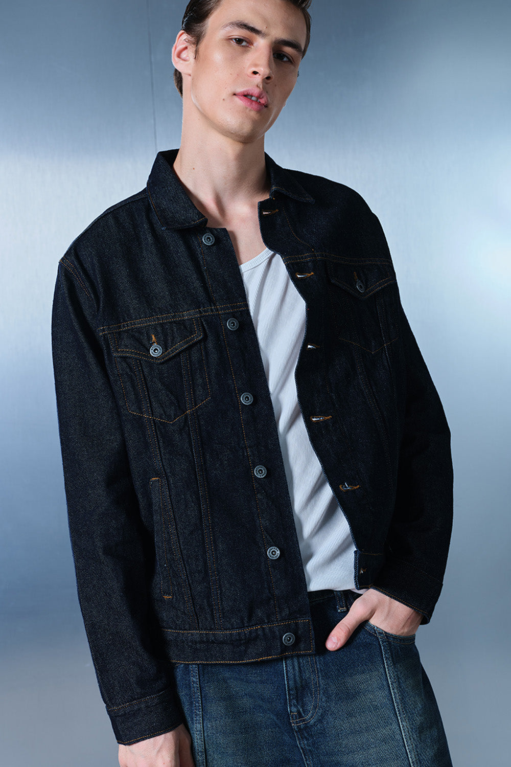 Buckenham Raw Indigo Denim Jacket - BonkersCorner