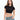 Black Ribbed Crop Top - BonkersCorner
