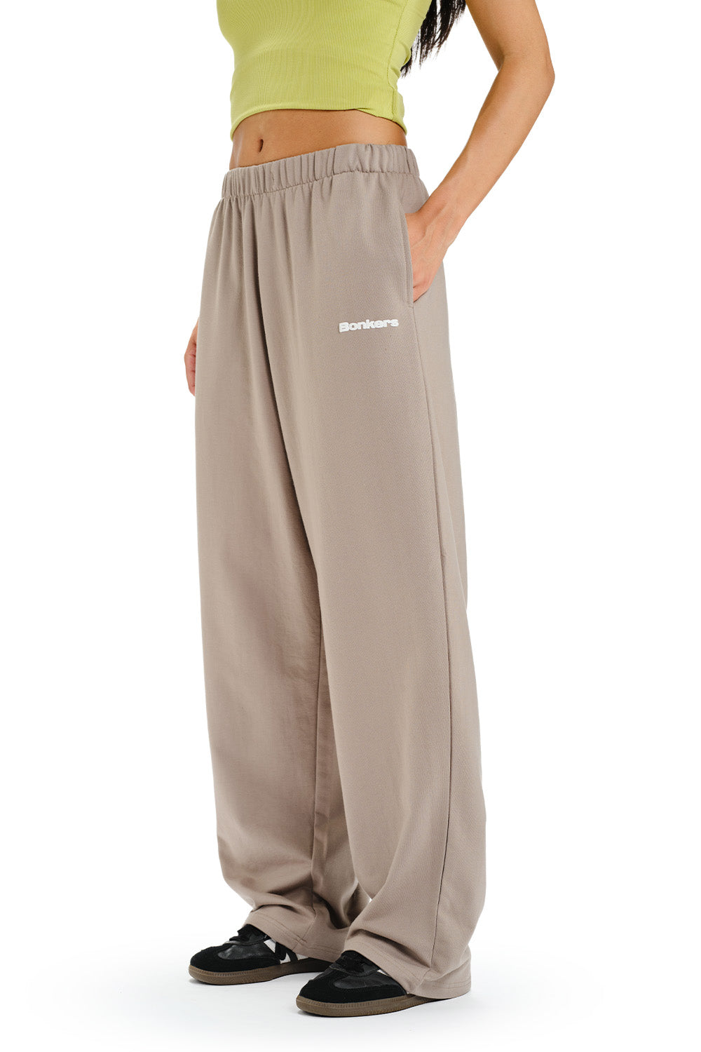 Sand Beige Loose Fit Joggers - BonkersCorner