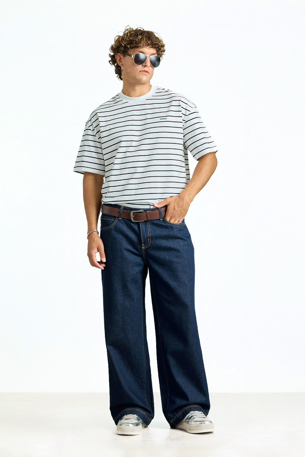 Deep Blue Relaxed Fit Jeans - BonkersCorner