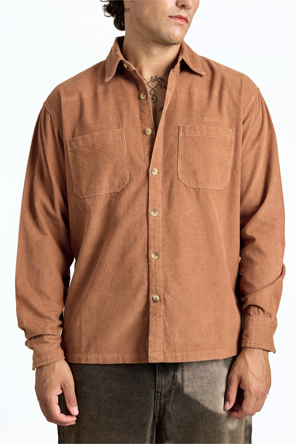 Brown Corduroy Overshirt - BonkersCorner