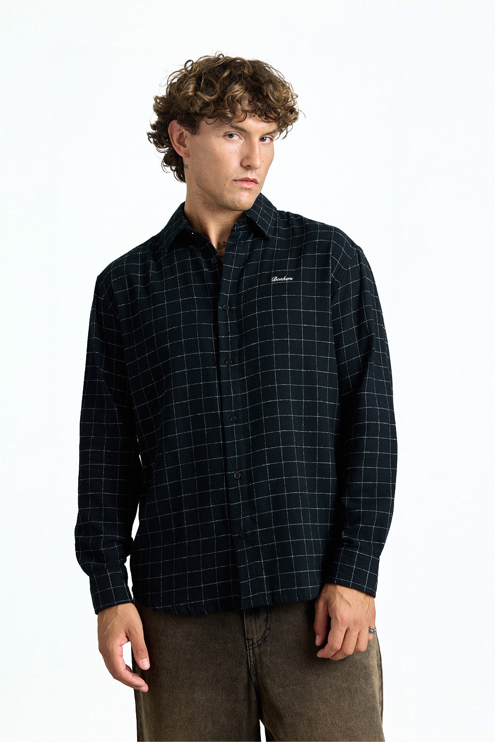 Matrix Grid Shirt - BonkersCorner