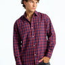 Crimson Check Casual Shirt - BonkersCorner