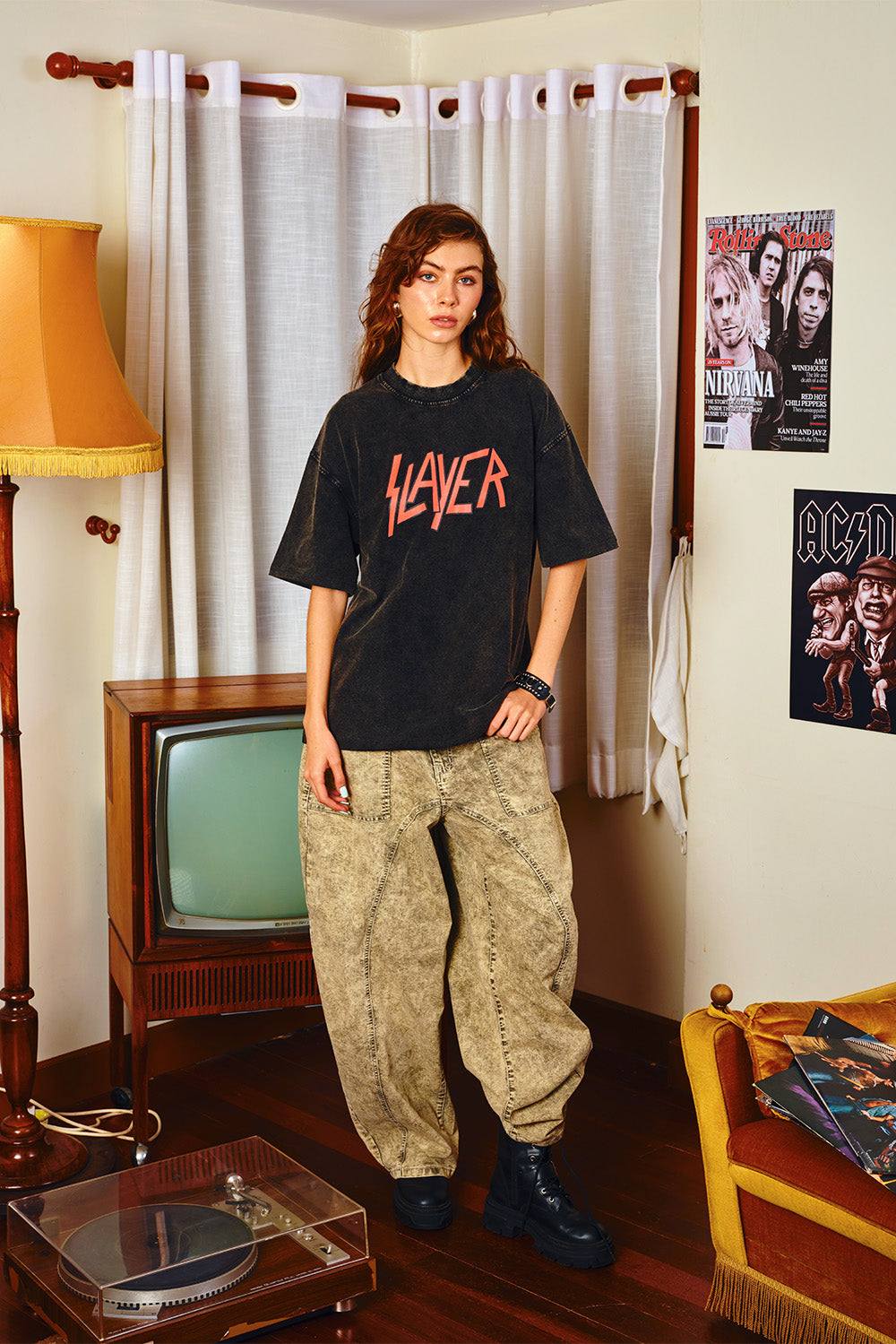 Slayer Oversized T-shirt - BonkersCorner