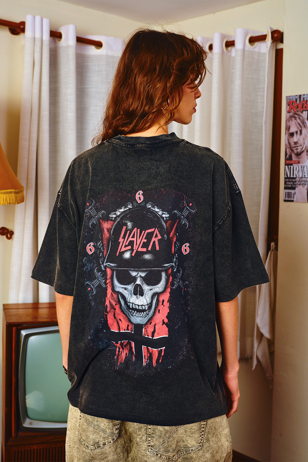 Slayer Oversized T-shirt - BonkersCorner