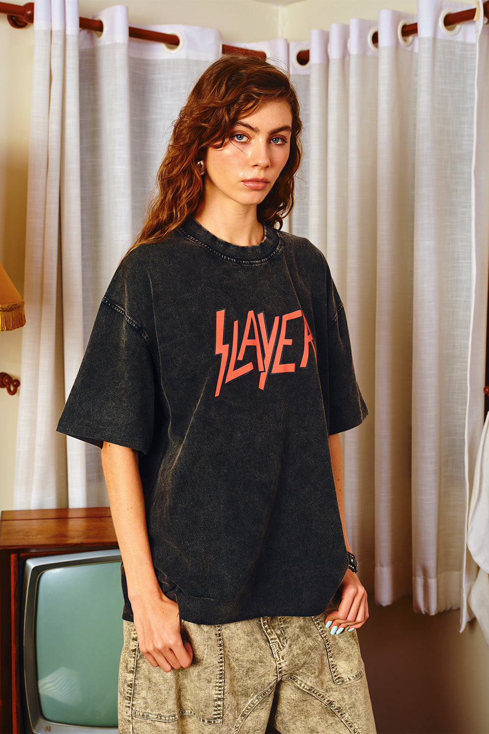 Slayer Oversized T-shirt - BonkersCorner