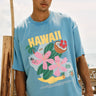 Hawaii Bloom Oversized T-shirt - BonkersCorner
