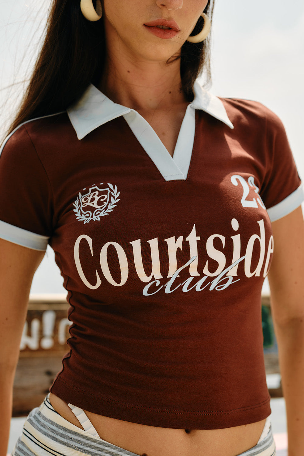 Courtside Club Polo Top - BonkersCorner