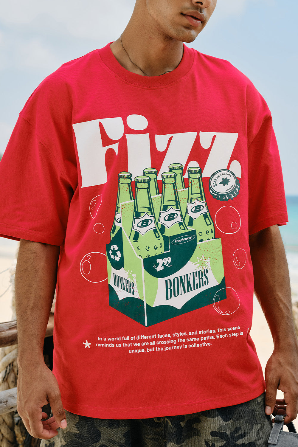 Fizzy Drop Oversized T-shirt - BonkersCorner