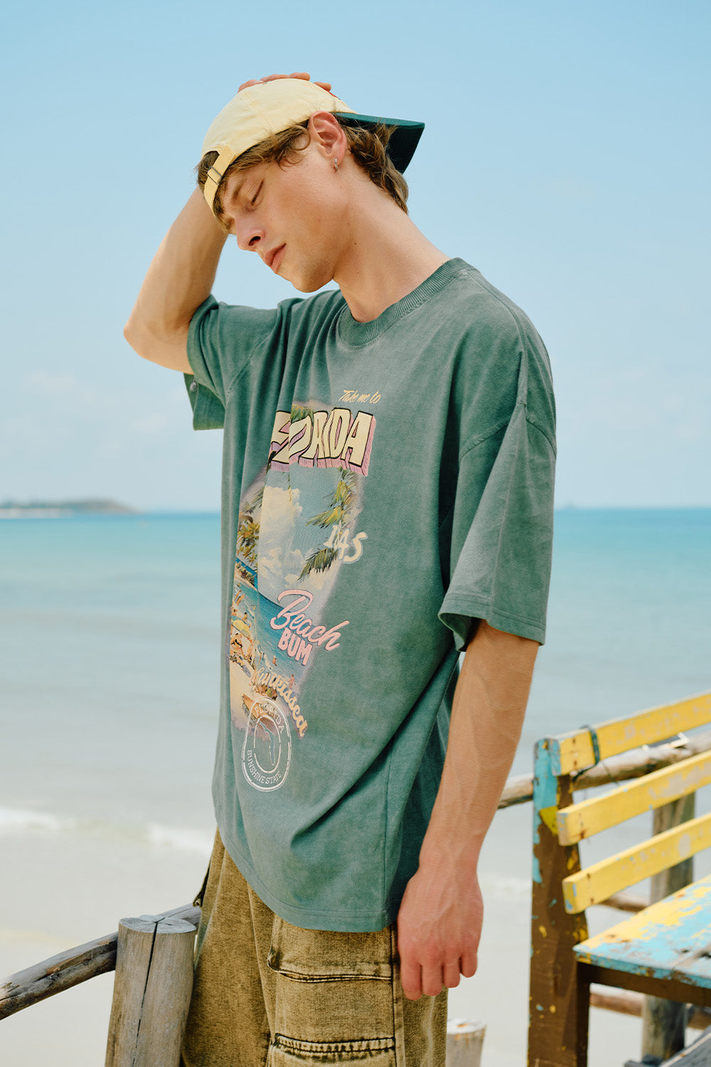 Florida Beach Bum Oversized T-shirt - BonkersCorner