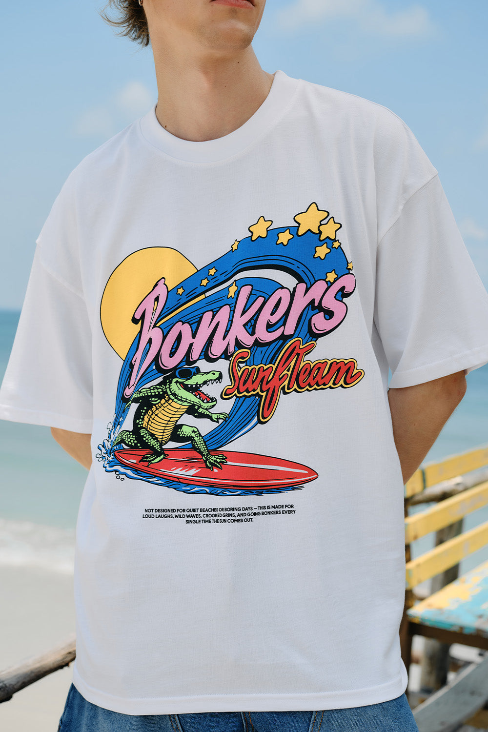 Surf Jam Oversized T-shirt - BonkersCorner